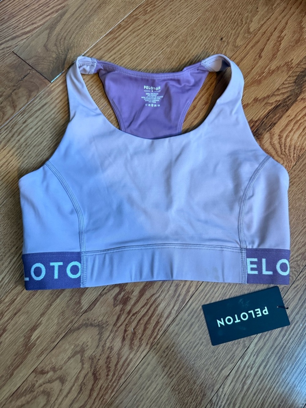 Peloton Lavender Lilac Racerback Sports Bra